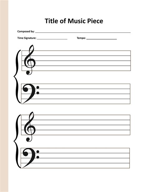 Music Note Template - Google Docs, Word | Template.net