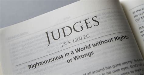 Book of Judges Summary