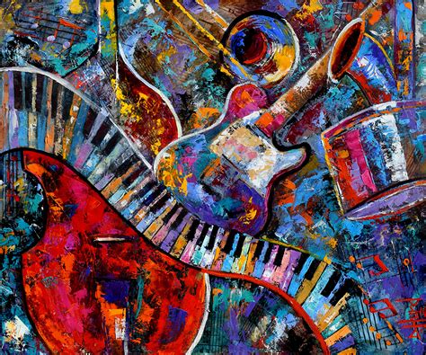 Daily Painters Abstract Gallery: Abstract Music Painting Art Musical ...