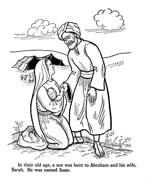 Abraham And Sarah Coloring Page - Coloring Home