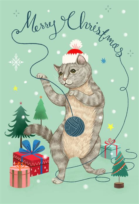 Christmas Cat - Christmas Card | Greetings Island