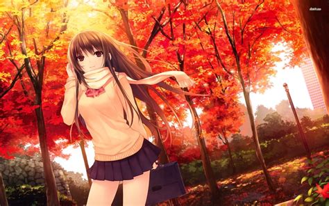 Aesthetic Anime Autumn Wallpapers - Wallpaper Cave