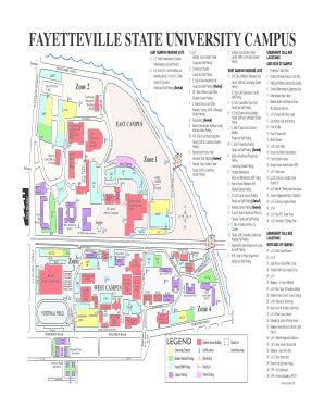 Fayetteville State University Campus Map – Map VectorCampus Map