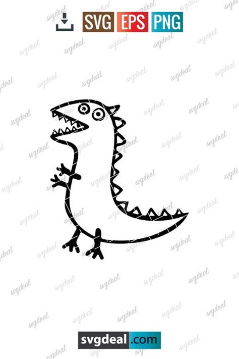 Peppa Pig Dinosaur Svg Free Svg Files