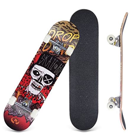 CCTRO Skateboards 31" Pro Skateboard Complete, 8 Layer Maple Skateboard ...