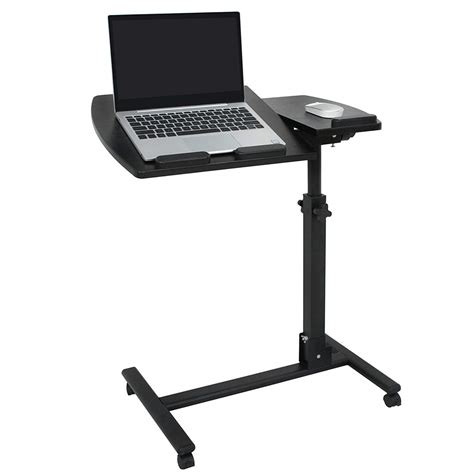 Buy F2C Portable Adjustable Height 360° Swivel Laptop Desk PC Computer ...