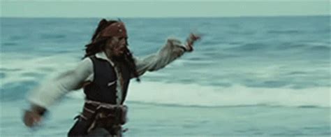 Running Jack Sparrow GIF - Running JackSparrow JohnnyDepp - Discover ...