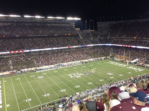 Kyle Field Seating Chart Football | Elcho Table