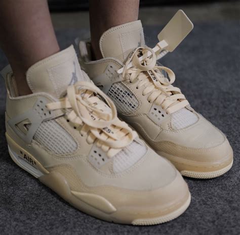 Off-White Air Jordan 4 Sail 2020 Release Date - Sneaker Bar Detroit