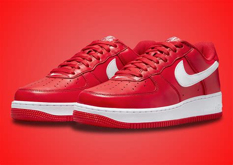 Nike's Air Force 1 Low Arrives In A Fiery Hot University Red - Sneaker News