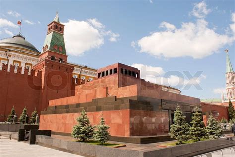 Lenin's mausoleum at Red Square in Moscow, Russia | Stock image | Colourbox