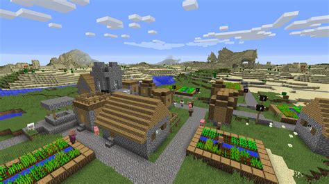 Five Villages & Two Desert Temples - Minecraft Seeds