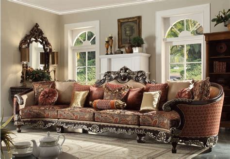 HD 111 Homey Design upholstery living room set Victorian, European ...