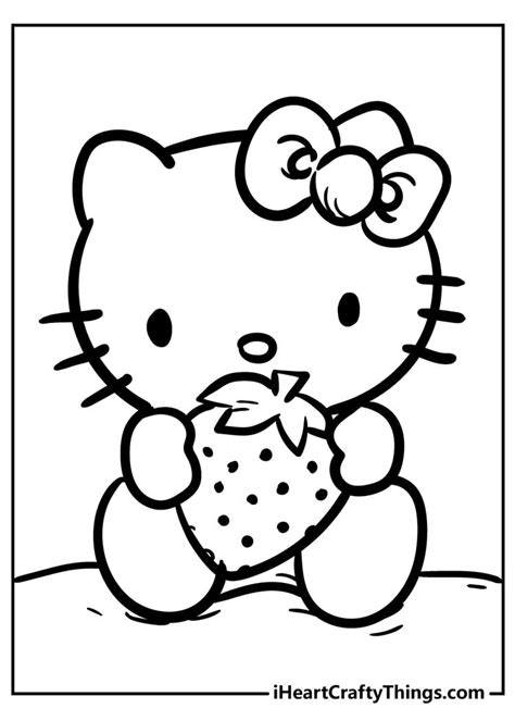 Cute And Sweet Hello Kitty Coloring Pages | Hello kitty colouring pages ...