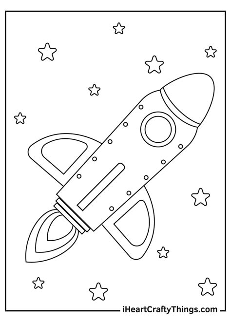 Printable Spaceship Coloring Pages (Updated 2021)