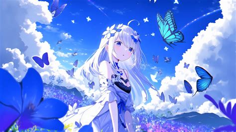 Blue Anime Wallpapers - 4k, HD Blue Anime Backgrounds on WallpaperBat