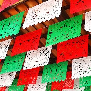 Mexican Independence Day Decorations, Papel Picado Mexicano Para ...