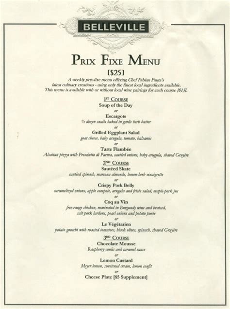 Prix Fixe Menu - Meaning and Examples for Restaurants - Menubly