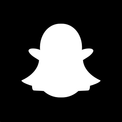 Black and White App Icon For Snapchat | App icon, Black and white, Icon