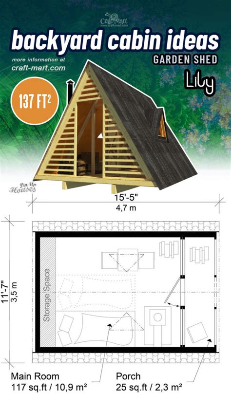 12 DIY Small Backyard Cabin and Shed Ideas and Plans - Craft-Mart