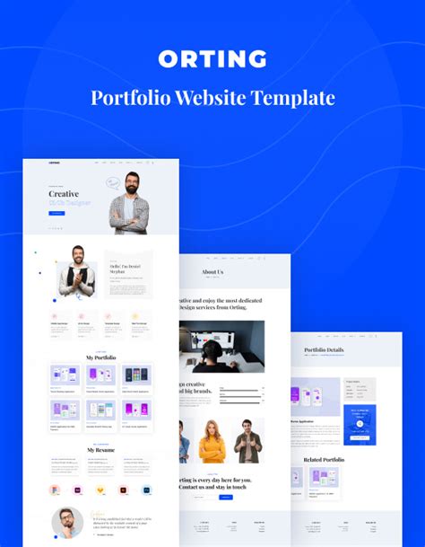 Orting - Portfolio HTML5 Responsive Website Template