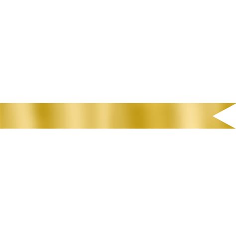 Gold Ribbon Banner 8822135 PNG