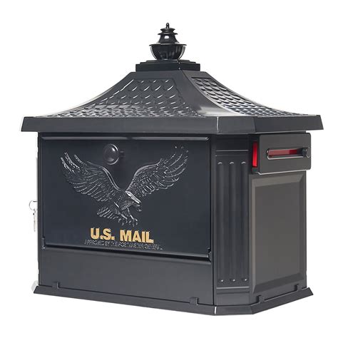 Gibraltar Mailboxes Hamilton Premium, Large, Locking, Aluminum, Post ...