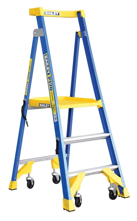 Bailey - Platform Step Ladder - 3 Step - Fibreglass - P170 Job Station ...