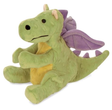 GoDog Dragons Chew Guard Squeaky Plush Dog Toy Large