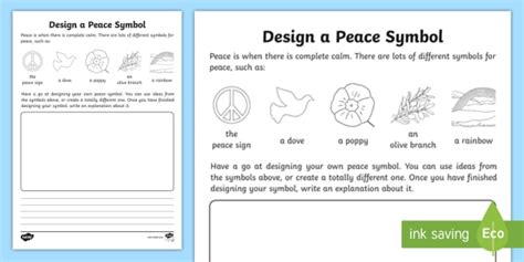 KS1 Peace Worksheet - Teaching Resources (Teacher-Made)