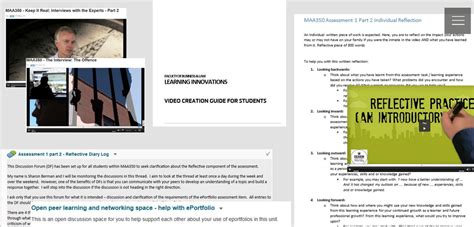 ePortfolio Student Examples - Deakin Accounting ePortfolio CAse Study