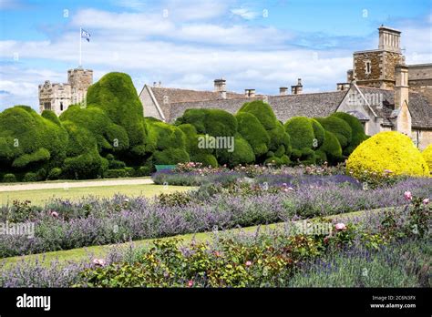 Rockingham Castle and gardens in Corby, Northamptonshire Stock Photo ...