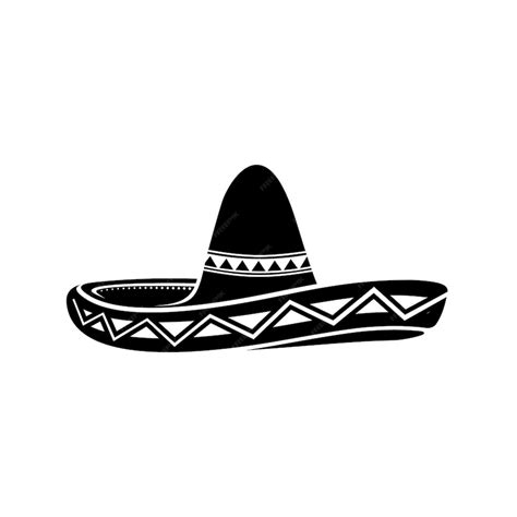 Premium Vector | Simple mexican sombrero hat vector design