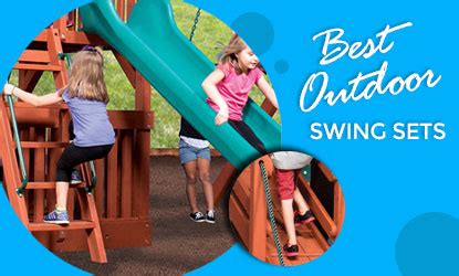 Best Outdoor Swing Sets: Quality Cedar, Durable, Customizable!