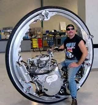 Amazing & Funny Pictures: One wheel bike