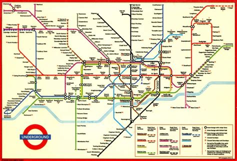 Printable Tube Map Of London Underground