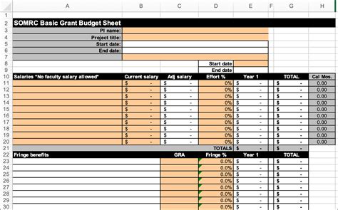 Nonprofit Budget Template (7 Free Templates) | Instrumentl - Worksheets ...