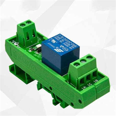 Din-Rail 1 Channel Relay Board 5/12/24V Relay + Interface ...