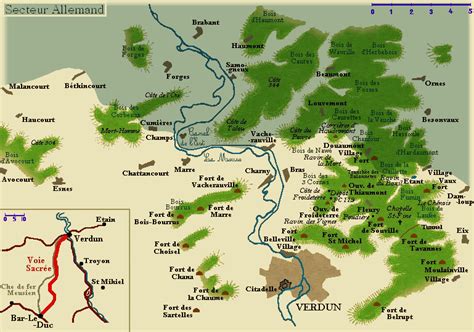 Verdun france map - bezyvox