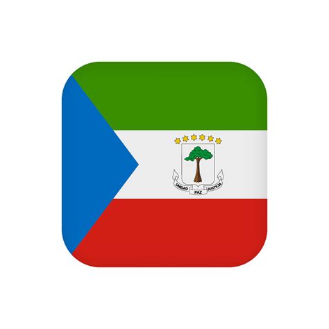 Equatorial Guinea flag, official colors. Vector illustration. 10420793 ...