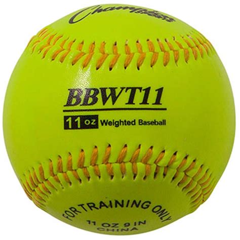 Champion 4/set Weighted Training Baseballs - A34-003 | Anthem Sports