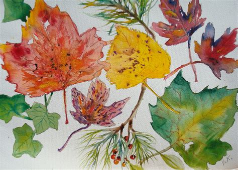 How to Paint Fall Leaves in Watercolor: 7 Steps - wikiHow