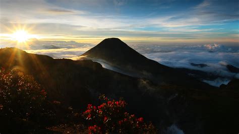 Sunset at Mount Gede (Gunung Gede), West Java, Indonesia – Windows ...