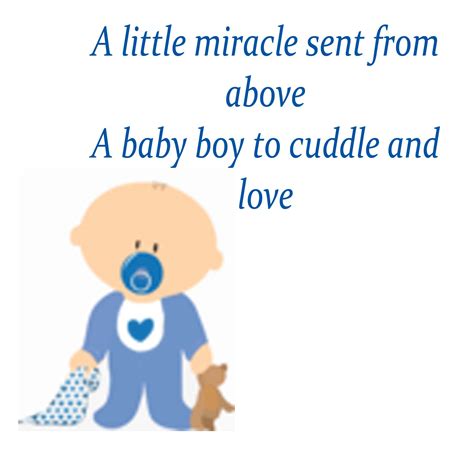 Baby boy poems for baby shower