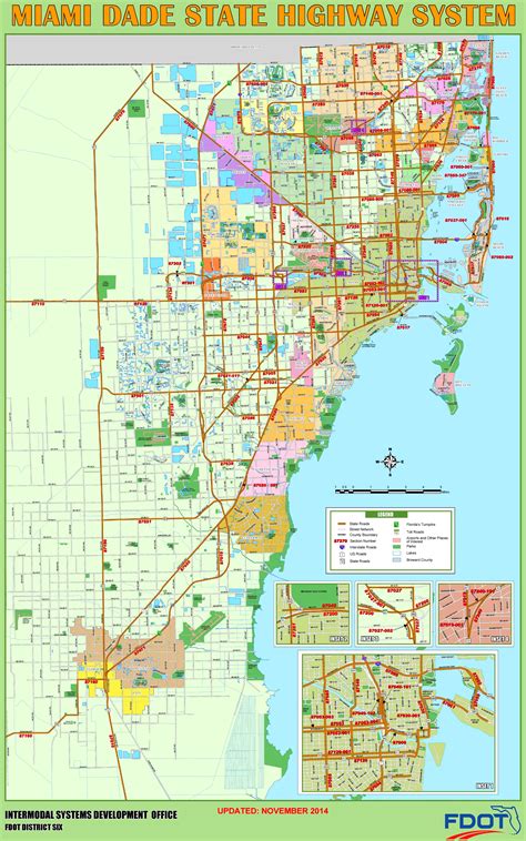 Miami Dade County District Map Cities And Towns Map Bank Home 13115 ...