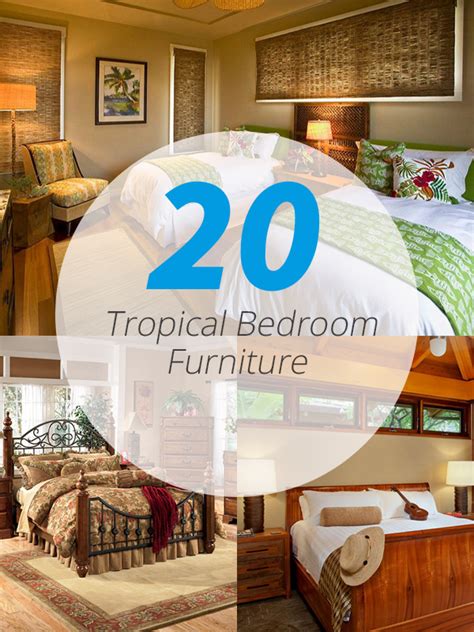 20 Tropical Bedroom Furniture with Exotic Allure | Home Design Lover