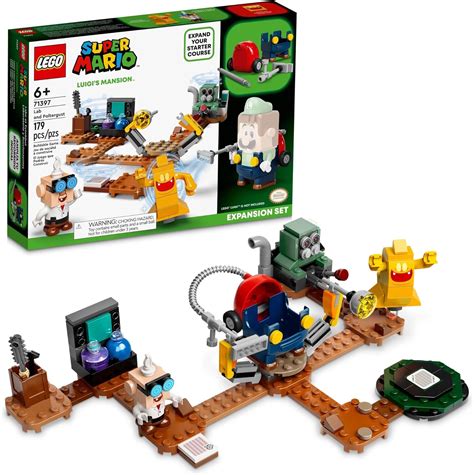 LEGO Super Mario Luigi’s Mansion Lab and Poltergust Expansion Set ...