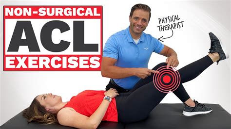 Home Exercises To Rehab An ACL Injury (NON Surgical!) - YouTube