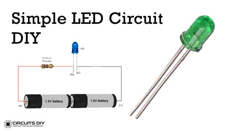 Simple Led Projects With Circuit Diagram Very Simple Electro