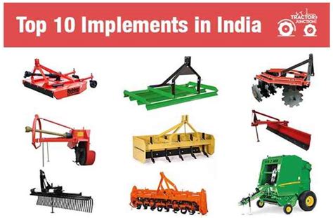 Top 10 Tractor Implements in India - Agricultural Implements